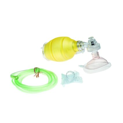 The BAG II Resuscitator Child mask #3 w/inf. port - pkg of 12
